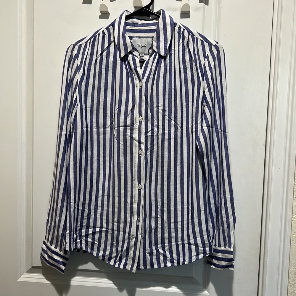 Rails stripes button down